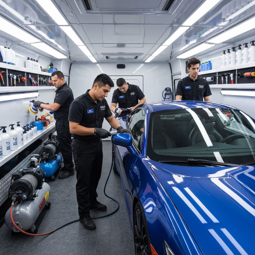 Precise Mobile Car Care team