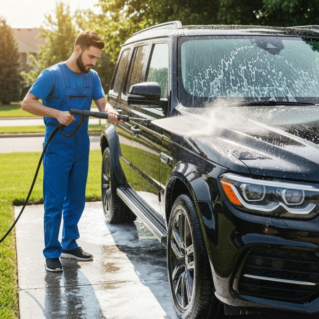 Professional car detailing service